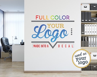 Custom Storefront Window or Wall Decals - Business Logos, Store Hours, Photos, Etc.