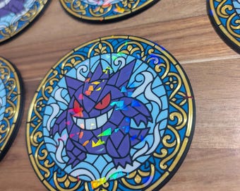 2 - Pack 3d Printed Confetti Holo Coaster