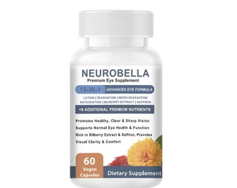 Neurobella 15-in-1 Advanced Eye Formula Nutritional Support Capsules - Containing carotenoids