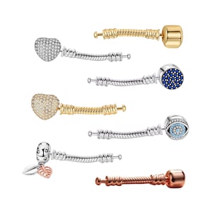 Silver & Gold Extender for Bracelets and Necklaces | Pandora Snake Chain Extension, Jewelry Lengthening.