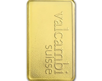 1 Gram 24K Gold Bar in Assay | Certified Pure 999.9 Valcambi Suisse, Bullion Gift Dad