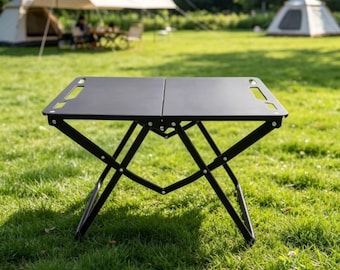 Folding Camping Table Portable Picnic Table Lightweight Outdoor Table Foldable Travel Table Compact Space Saving Garden Table