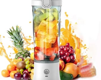 Tragbare Mixer 600ml USB Wiederaufladbare Smoothie Maker 4000mAh Elektro Juicer Persönliche Frucht Mixer Mini Juicer für Reisen