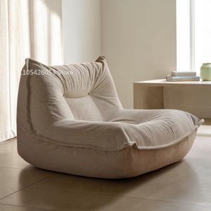 Raupe Lounge Sofa Einzelner Liege Stuhl Modernes Faulen Sofa für Wohnzimmer Schlafzimmer Balkon Tatami Sitzgelegenheiten