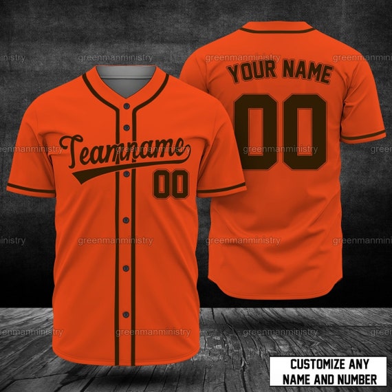 Custom Team Name Baseball Jersey Team Name Baseball Jersey Etsy