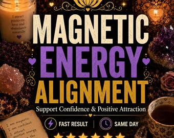 Magnetische energie-uitlijning voor vertrouwen, positieve aantrekkingskracht en empowerment
