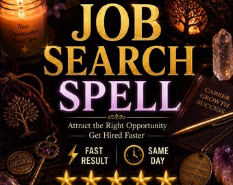 Baanzoekspreuk voor carrièremogelijkheden, professionele groei en positieve energie
