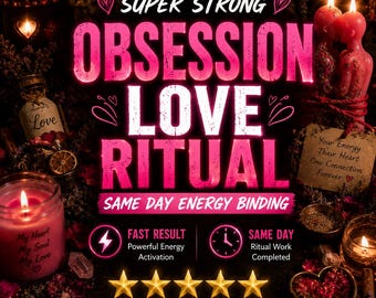 Superstark besatthetskärleksritual | Energibindning samma dag