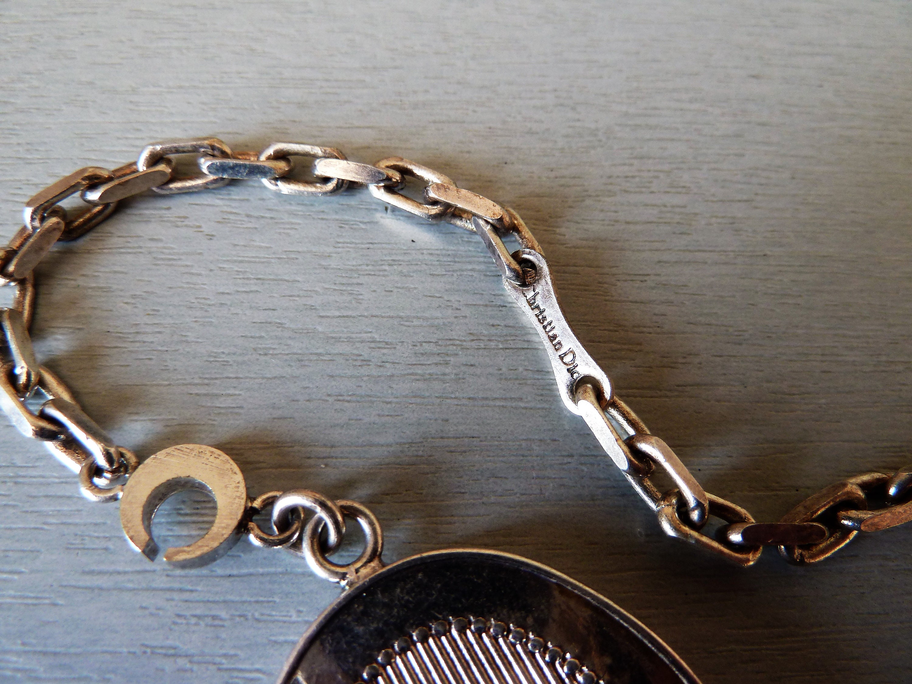 Vintage Christian Dior silver key holder Etsy