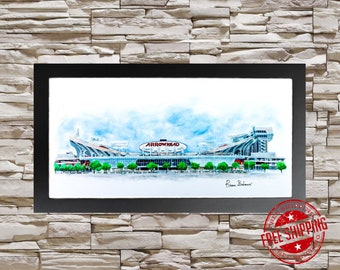 Kansas City Chiefs Arrowhead Stadium Wall Art