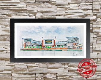 Baylor University Stadium Wall Art sports decor football