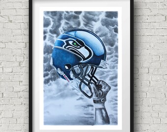 Seahawks Gifts - seattle seahawks wall Decor  Seahawks wall decor  centurylink field seattle art