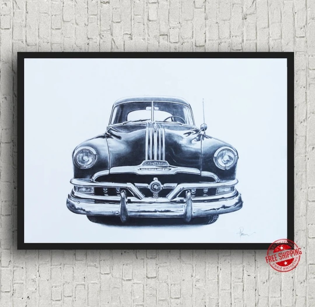 Classic Car Wall Art Vintage Car Art Print Vintage Car Decor Classic