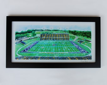 Mcneese cowboys Fan Gift - Mcneese football wall Decor - Cowboy Stadium Lake Charles, Louisiana