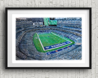 Dallas Cowboys football Poster cowboys Print Dallas cowboys fan gift