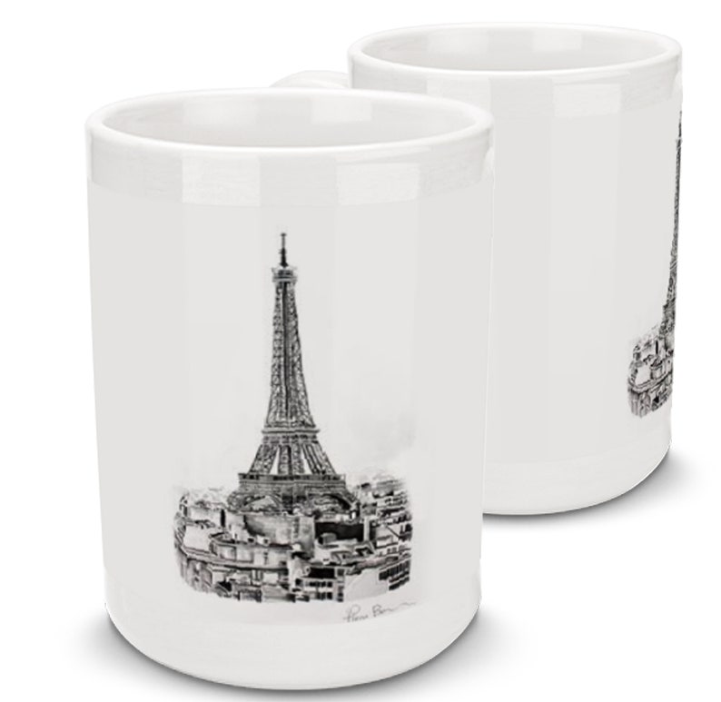 Eiffel tower coffee Mug Paris coffee mug Paris gift Paris Etsy