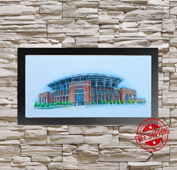 Texas A and M Wall Art Sports Decor Football Texas A&m Decor Etsy