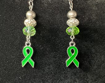 Crystal Green_Mental Health Awareness earrings