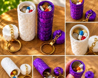 Llavero con forma de pintalabios • Práctico accesorio para el bolso • Regalo creativo