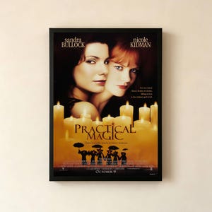 Practical Magic Movie Poster Print,Canvas Wall Art Decor Room Decor,Classic Film Poster Collectibles,Birthday Gifts,Movie Lover Gift for Her