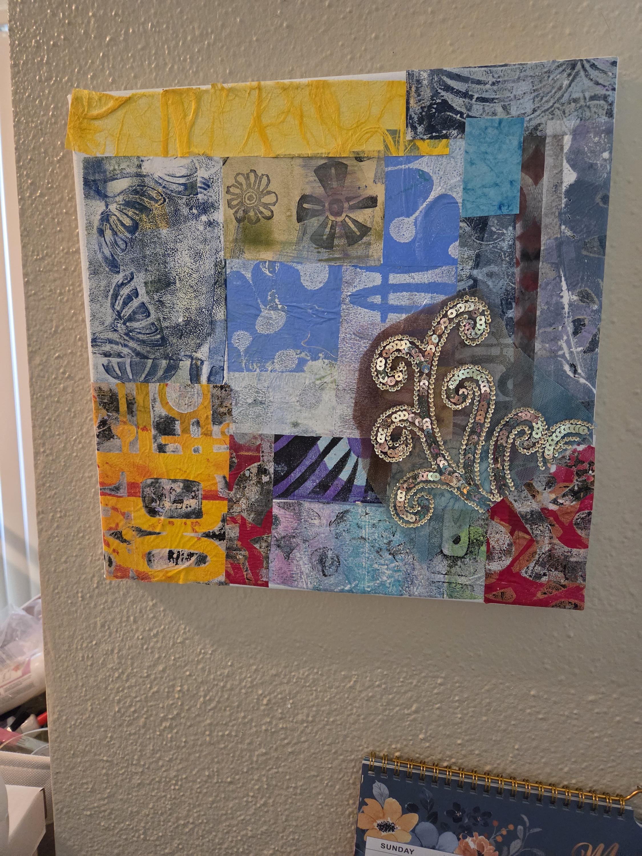 Handmade Paper Collage - Etsy