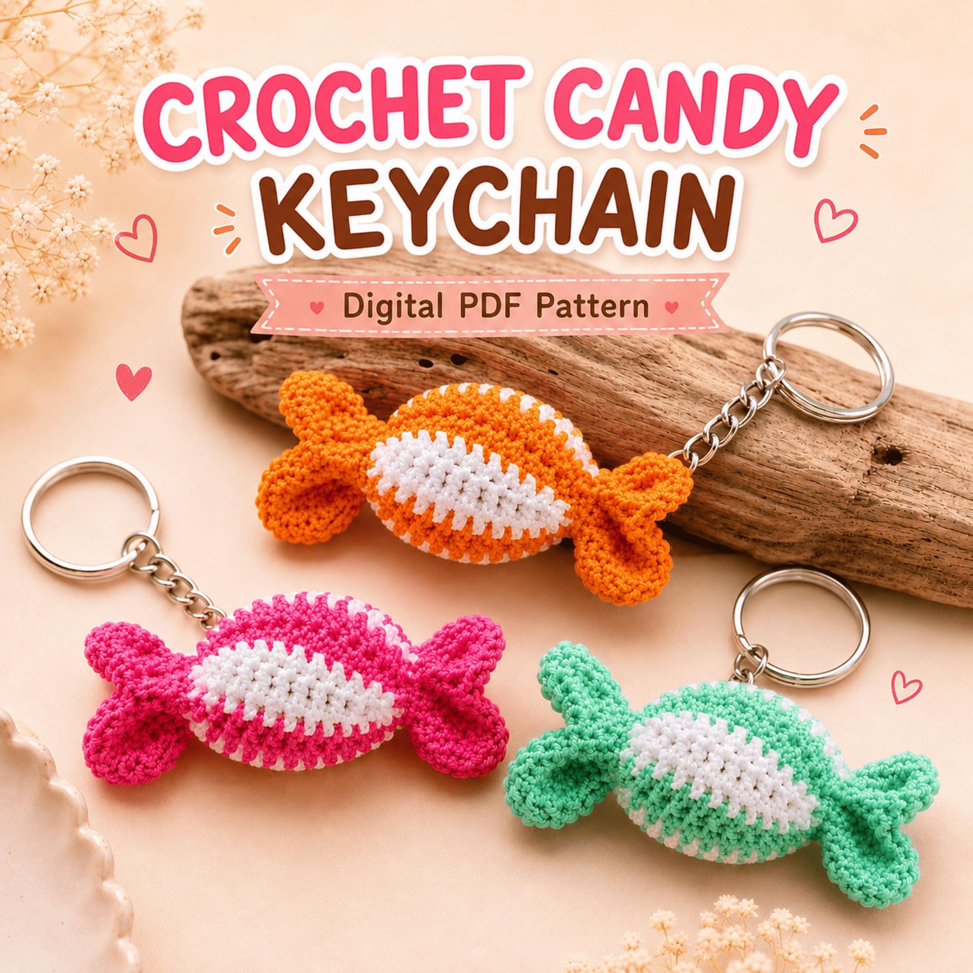 キャンディバッグキーホルダー - Etsy 日本