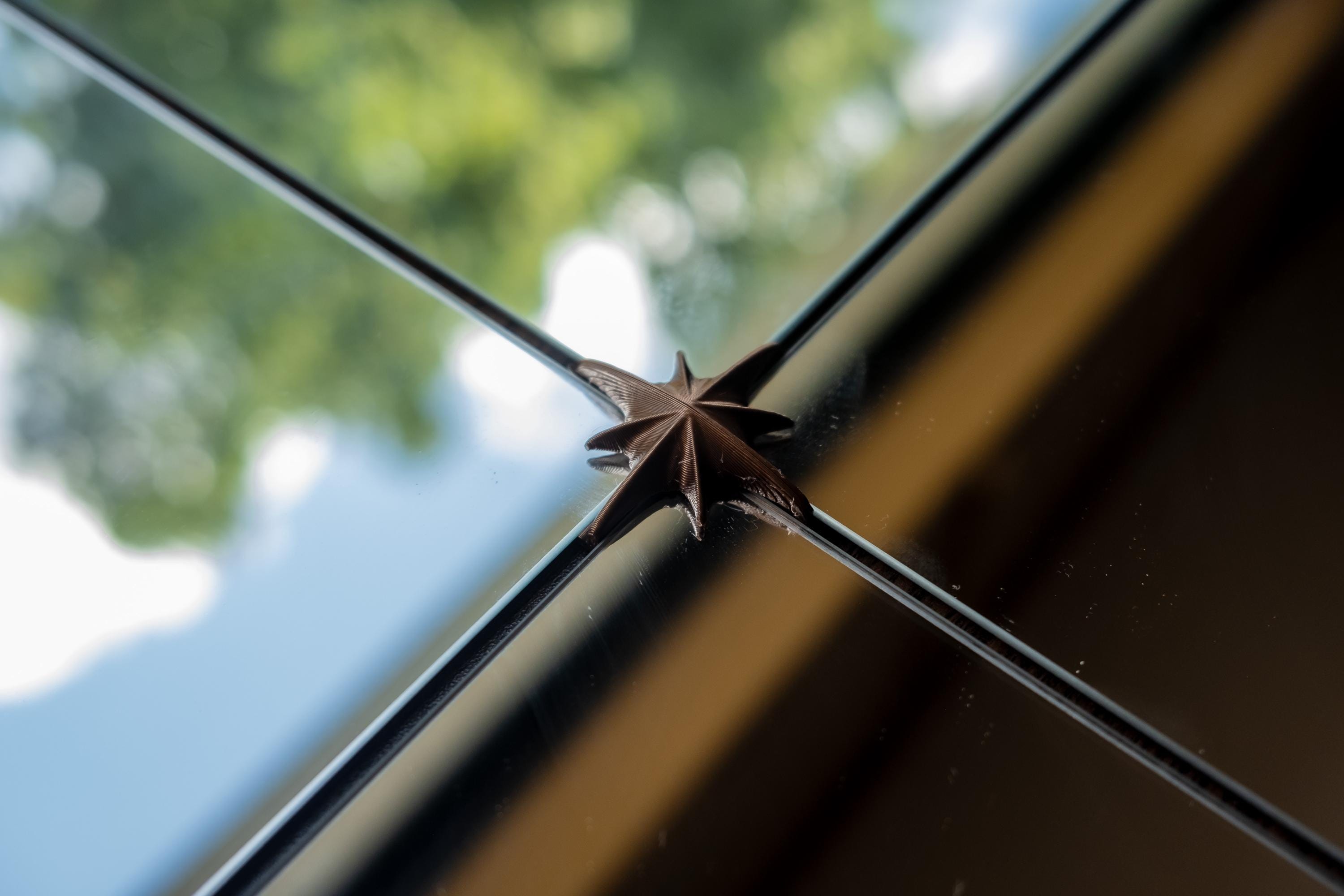 Connecteurs pour miroir IKEA BLODLÖNN en forme d'étoile à 8 branches — Beyit