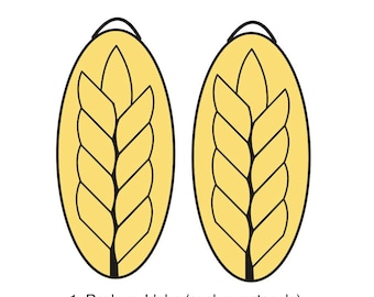 LDS Temple Themed Stained Glass Earrings (Non-Allergenic)