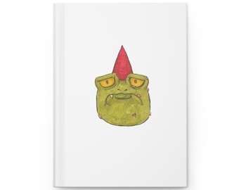 Tovenaarsdagboek bezorgde kikker | Geïllustreerd notitieboek met personages