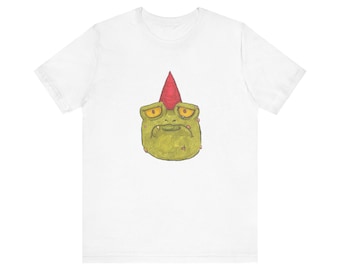 Bezorgde Tovenaarkikker T-shirt | T-shirt met grappige kikkerillustratie