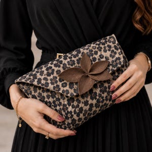 Patron de couture PDF pour pochette femme, pochette à rabat, sac à main fait main, modèle débutant, téléchargement instantané