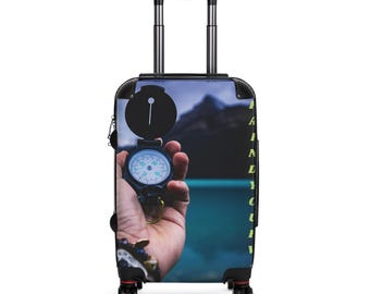 Compass Photo Suitcase | Adventure Travel Luggage