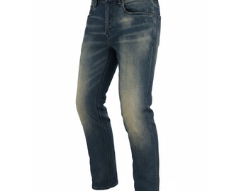 Buffalo David Bitton Straight Six Jeans Men's 32X30 Blue Stretch Denim
