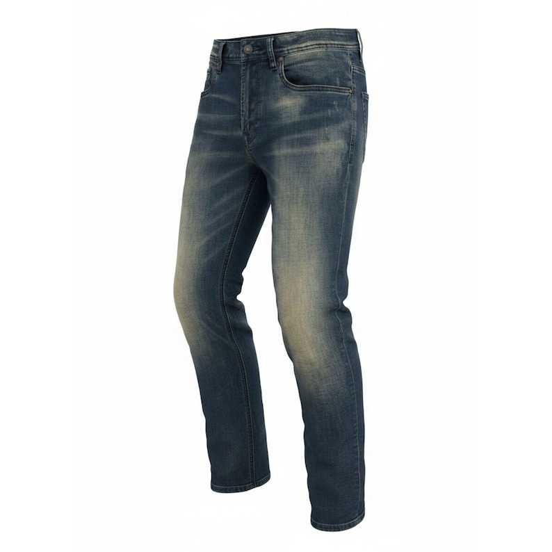 Buffalo David Bitton Straight Six Jeans Men's 32X30 Blue Stretch Denim image 1