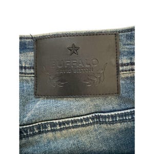 Buffalo David Bitton Straight Six Jeans Men's 32X30 Blue Stretch Denim image 7