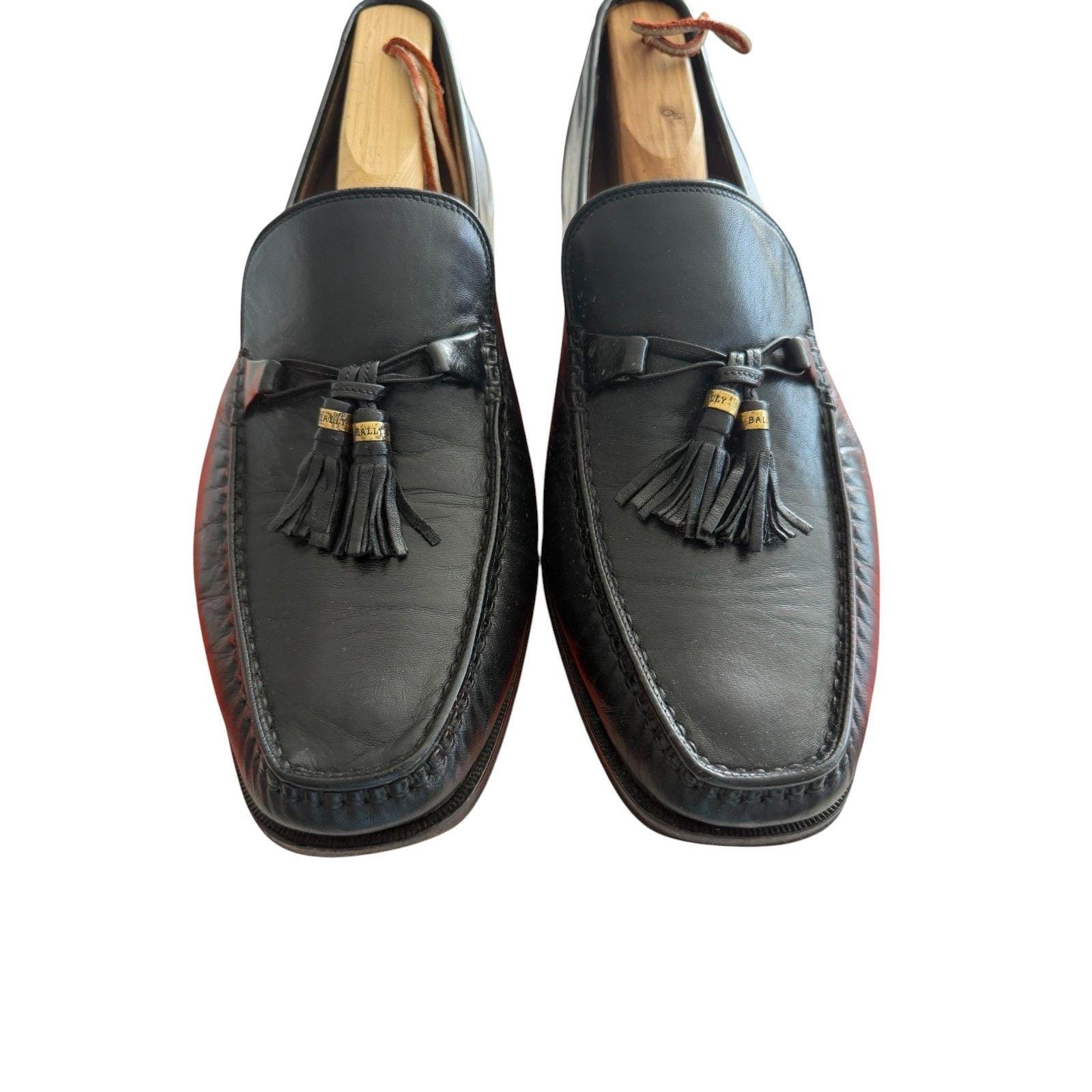 Rare! BALLYS Two Tone Suede Brogue Fringes Loafers Dress Shoes Slip on Mens 12 Mens Bally Slip on Shoes - Etsy main image 3