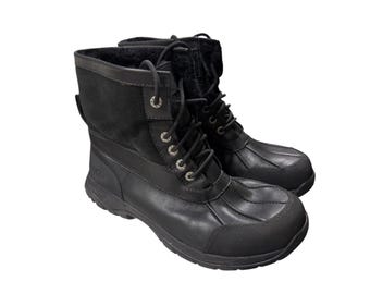 UGG Australia Adirondack II Men's Waterproof eVent Snow Boots - Black - Size 8.5