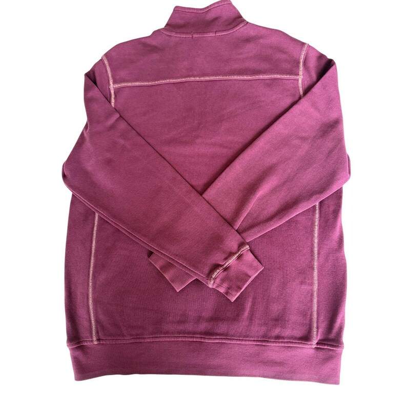 Tommy Bahama Embacadero Mens Medium 1/4 Zip Pullover Burgundy Marlin Sweatshirt Bild 6