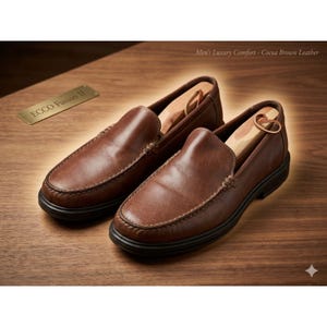 Mens Moc Toe Loafer - Etsy display picture 3