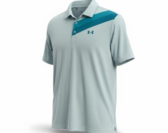 Under Armour The Playoff Polo Men's Medium Light Blue  Short Sleeve Golf Shirt