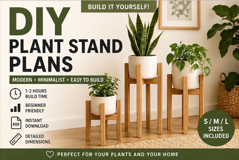 Plant Stand Plans - Etsy