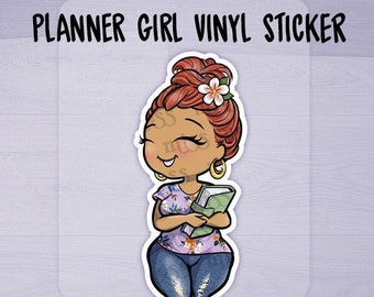 Planner Girl Waterproof Vinyl Sticker Die-Cut