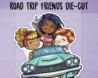 Road Trip Thelma & Louise Waterproof Vinyl Sticker Decal - Miss Moss Stickers