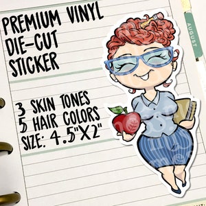 Leraar Principal Die-Cut Waterdichte Vinyl Sticker Decal