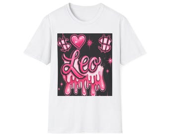 Leo, uniseks softstyle-T-shirt
