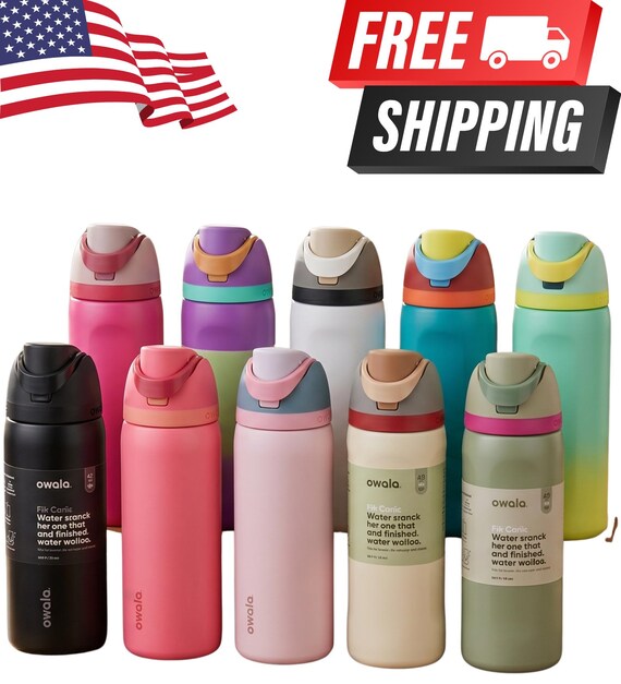 24 Oz Owala Free sip Insulated Stainless Steel Water Bottle