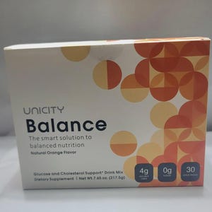 Unicity balance the smart solution to balanced nutrition Orange flavour 30 Stick packs