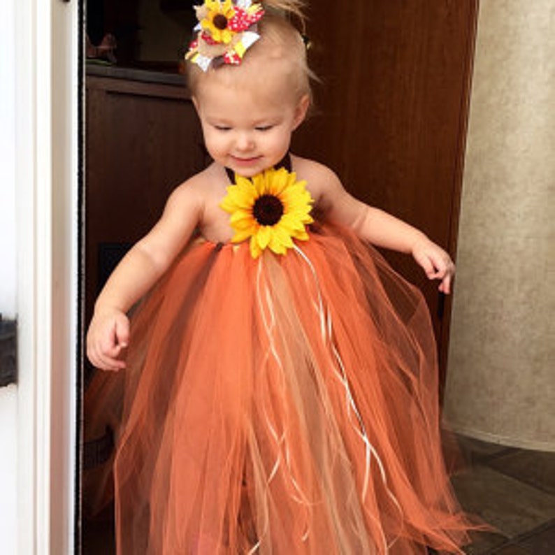 Little Girl Scarecrow Tutu Dress Costume Custom Made to Fit Etsy