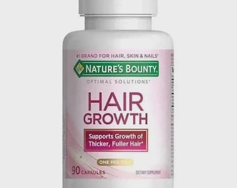 2 confezioni di Nature's Bounty Integratore per la crescita dei capelli con biotina, 90 capsule ciascuna