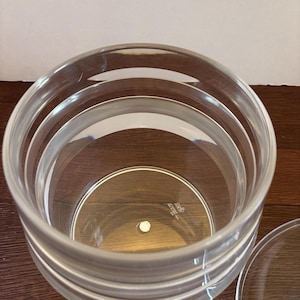 Vtg Lucite Eiskübel & Deckel Arch Alfio Di Bella Italien Anthropologie Bild 5